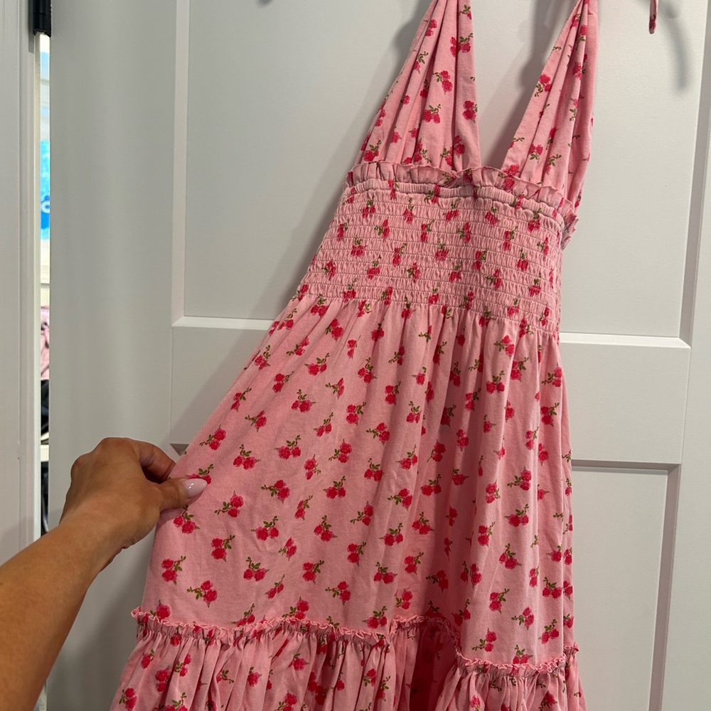 LoveShackFancy Pink Floral Dress- brand new with tags!!!